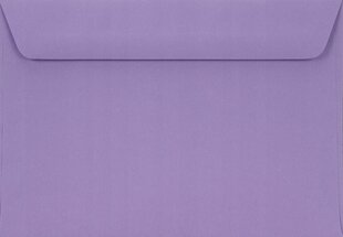 Koperty ozdobne C6 Burano Violet fioletowe - 25szt  C6 HK Burano Violet fioletowa 90g цена и информация | Конверты | 220.lv