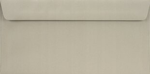 Koperty ozdobne DL Burano Pietra szare - 25szt.  DL HK Burano Pietra szara 90g цена и информация | Конверты, открытки | 220.lv