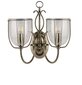 Searchlight sienas lampa Silhouette 6352-2AB цена и информация | Sienas lampas | 220.lv