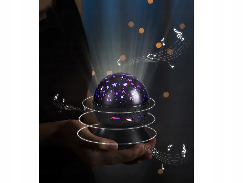 Star Projector nakts lampa - gaismas projektors цена и информация | Svētku dekorācijas | 220.lv