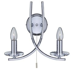 Searchlight настенный светильник Ascona 4162-2CC цена и информация | Настенные светильники | 220.lv