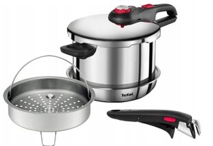 Tefal Spiediena plīts Ingenio Emotion Secure 5 Neo P2530757, 6 l цена и информация | Кастрюли, скороварки | 220.lv