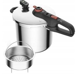 Tefal Secure Chrono spiediena katls P2594401, 8 l cena un informācija | Katli, tvaika katli | 220.lv