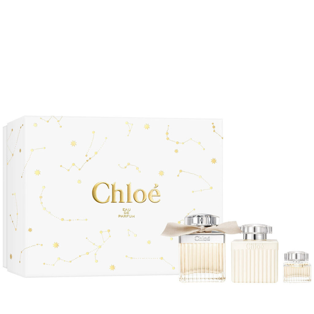 Kosmētikas komplekts Chloe EDP sievietēm: Ķermeņa losjons 100 ml + Eau de Parfum 5 ml + Eau de Parfum 75 ml cena un informācija | Sieviešu smaržas | 220.lv