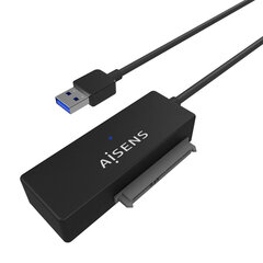 Cietā Diska Adapteris no USB uz SATA Aisens ASE-35A01B Melns - цена и информация | Адаптеры и USB разветвители | 220.lv