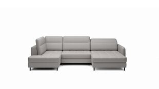Stūra dīvāns Berrto, pelēks cena un informācija | Stūra dīvāni | 220.lv