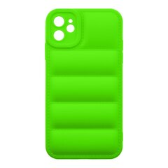 OBAL:ME Puffy Case for Apple iPhone 11 Green cena un informācija | Telefonu vāciņi, maciņi | 220.lv