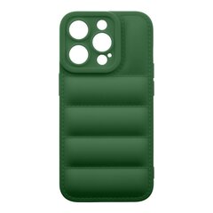 OBAL:ME Puffy Case for Apple iPhone 15 Pro Dark Green cena un informācija | Telefonu vāciņi, maciņi | 220.lv