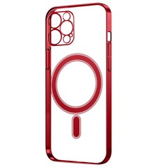 Fusion MagSafe Electroplate silikona aizsargapvalks Apple iPhone 14 Pro sarkans cena un informācija | Telefonu vāciņi, maciņi | 220.lv