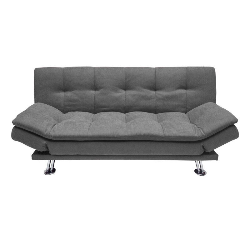 Dīvāns Home4You Roxy, 189x88x91 cm, pelēks цена и информация | Dīvāni | 220.lv