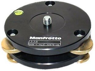 Manfrotto база с уровнем 338 цена и информация | Прочие аксессуары для фотокамер | 220.lv