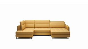Stūra dīvāns Berrto, dzeltens cena un informācija | Stūra dīvāni | 220.lv