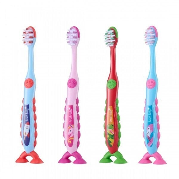 Zobu birste Brush-Baby Flossbrush, 3-6 g. cena un informācija | Zobu pastas, birstes | 220.lv