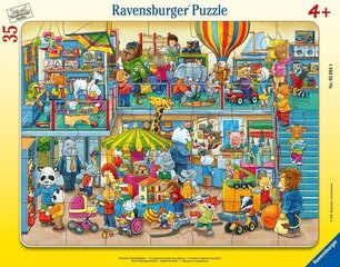 Пазл Ravensburger большой, 35 шт., магазин игрушек для животных цена и информация | Пазлы | 220.lv