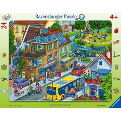 Puzle Ravensburger Mūsu ciems, 24 gab. cena un informācija | Puzles, 3D puzles | 220.lv