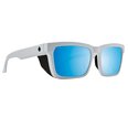 Солнцезащитные очки SPY HELM TECH Happy Boost, матовые белые с голубыми поляризационными линзами