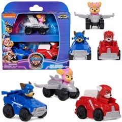 Mini transportlīdzekļu komplekts Spin Master Paw Patrol/Ķepu patruļa, 3 gab. цена и информация | Игрушки для мальчиков | 220.lv