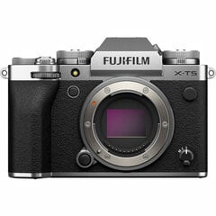 Fujifilm X-T5 корпус, серебристый цена и информация | Цифровые фотоаппараты | 220.lv