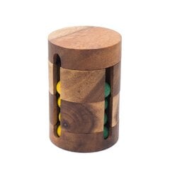 Вращающийся барабан - деревянная головоломка цена и информация | Другие оригинальные подарки | 220.lv