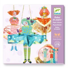 Papīra māksla - Papīra kleitas, DJECO DJ09453 cena un informācija | Attīstošās rotaļlietas | 220.lv