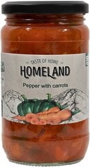 Burkānu un saldo piparu lečo Homeland, 370g cena un informācija | Konservēti produkti | 220.lv