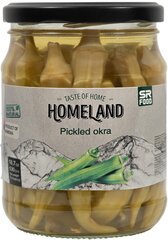 Marinēta Okra Bamija Homeland, 530g cena un informācija | Konservēti produkti | 220.lv