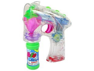 Ziepju burbuļu pistole Lean Toys, 3 daļas cena un informācija | Ūdens, smilšu un pludmales rotaļlietas | 220.lv
