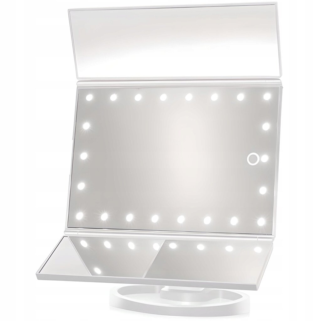 Grima spogulis ar LED apgaismojumu Retoo cena un informācija | Kosmētikas somas, spoguļi | 220.lv
