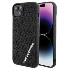 Karl Lagerfeld KLHCP15M3DMKRLK iPhone 15 Plus 6.7" czarny|black hardcase 3D Rubber Multi Logo цена и информация | Чехлы для телефонов | 220.lv