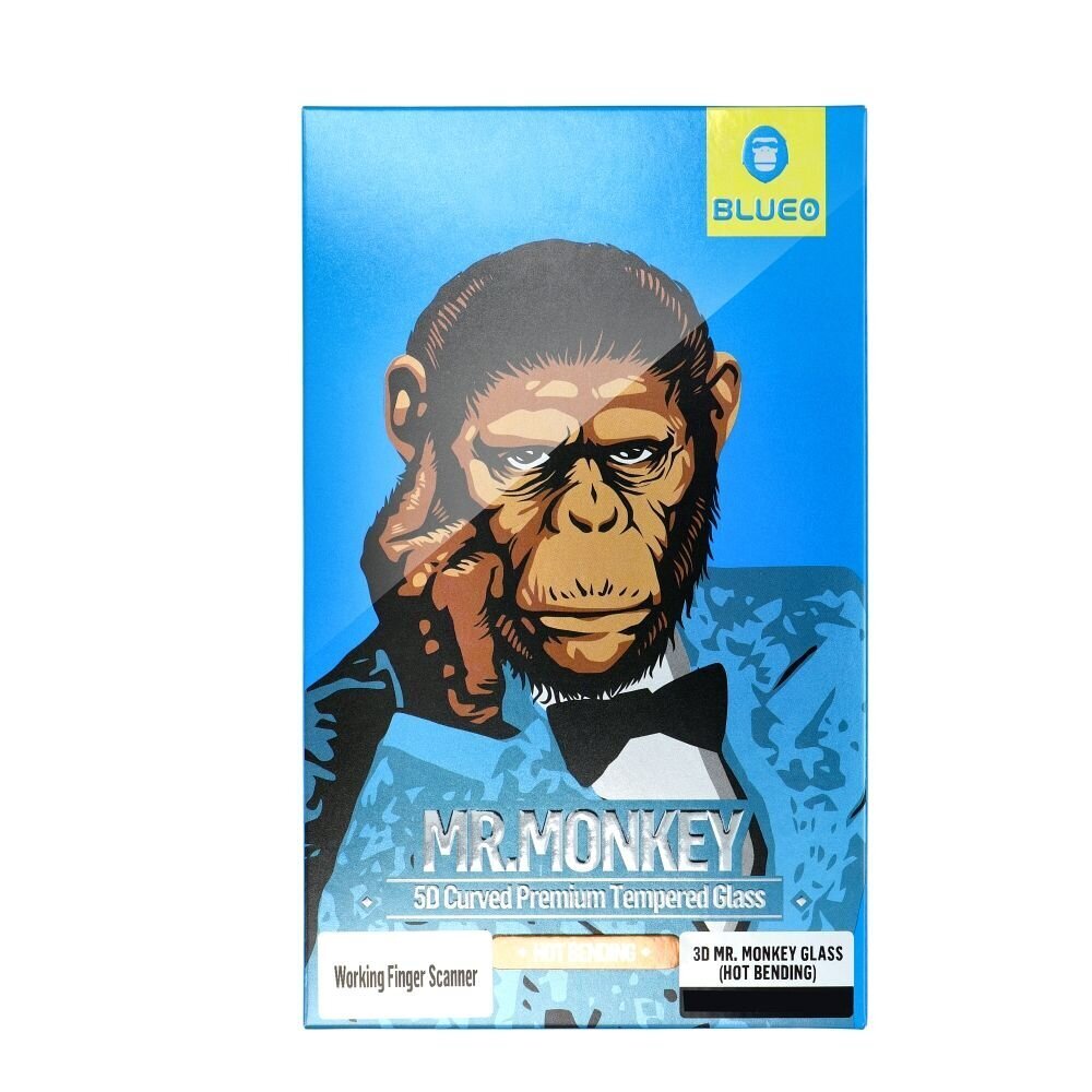 Blueo 5D Mr. Monkey Glass цена и информация | Ekrāna aizsargstikli | 220.lv