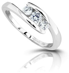 Modesi Серебряное кольцо с цирконами M13075 цена и информация | Кольца | 220.lv