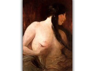 Melnā kasava (1907) (Franciszek Zmurko), 60x80 cm cena un informācija | Gleznas | 220.lv