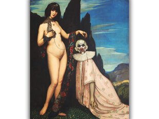 Reprodukcija Sieviete un marionete (1909) (Angel Zarraga), 80x65 cm цена и информация | Картины | 220.lv