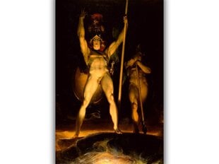 Reprodukcija Sātans aicina savus leģionārus(1797) (sers Tomass Lorenss), 60x80 cm cena un informācija | Gleznas | 220.lv