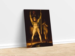 Reprodukcija Sātans aicina savus leģionārus(1797) (sers Tomass Lorenss), 100x70 cm cena un informācija | Gleznas | 220.lv