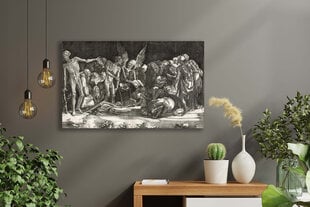 Reprodukcijas skeleti (1518) (Agostino Veneziano), 100x60 cm cena un informācija | Gleznas | 220.lv