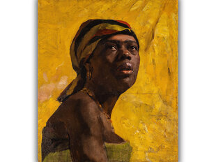 Reprodukcija Melnāda cilvēka portrets cena un informācija | Gleznas | 220.lv