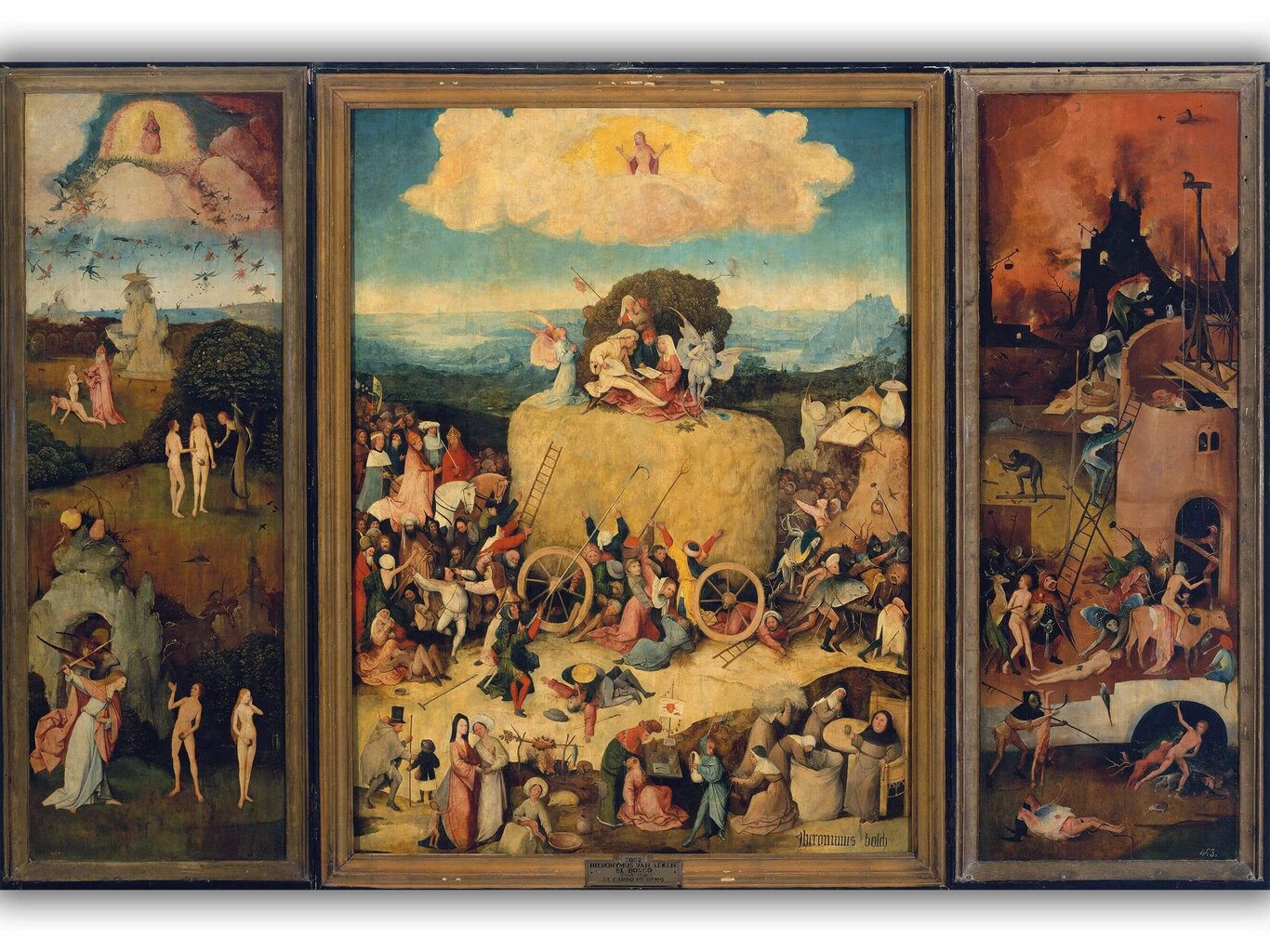 Reprodukcija Siena transportēšana, Hieronymus Bosch cena un informācija | Gleznas | 220.lv