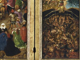Divdaļīga glezna Krustā sišana; Pēdējais spriedums цена и информация | Картины | 220.lv