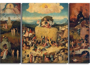 Trīsdaļīga glezna Siena transportēšana, Hieronymus Bosch цена и информация | Картины | 220.lv