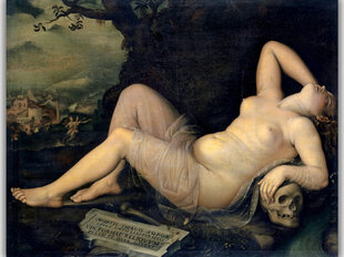 Reprodukcija Miegs, nāves tēls cena un informācija | Gleznas | 220.lv