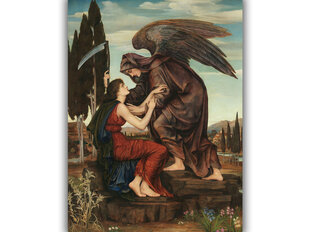 Reprodukcija Nāves eņģelis cena un informācija | Gleznas | 220.lv