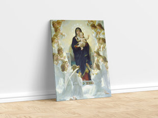 Reprodukcija Jaunava ar eņģeļiem cena un informācija | Gleznas | 220.lv
