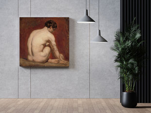 Reprodukcija Cilvēks ceļos, skats no aizmugures cena un informācija | Gleznas | 220.lv