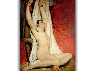 Reprodukcija Vīriešu kails ar paceltām rokām cena un informācija | Gleznas | 220.lv