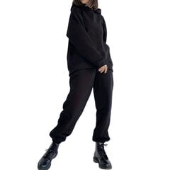 черно-зеленый спортивный костюм из двух частей с карманами цена и информация | Спортивная одежда для женщин | 220.lv