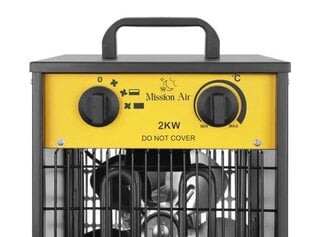 Нагреватель электрический Mission Air 2 кВт цена и информация | Обогреватели | 220.lv