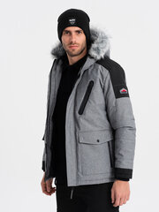 Мужская зимняя куртка Ombre OM-JAHP-0144 цена и информация | Мужские куртки | 220.lv