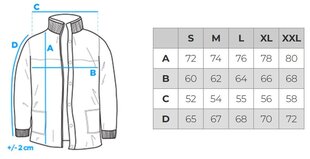Ziemas jaka vīriešu Ombre OM-JAHP-0144 cena un informācija | Vīriešu virsjakas | 220.lv