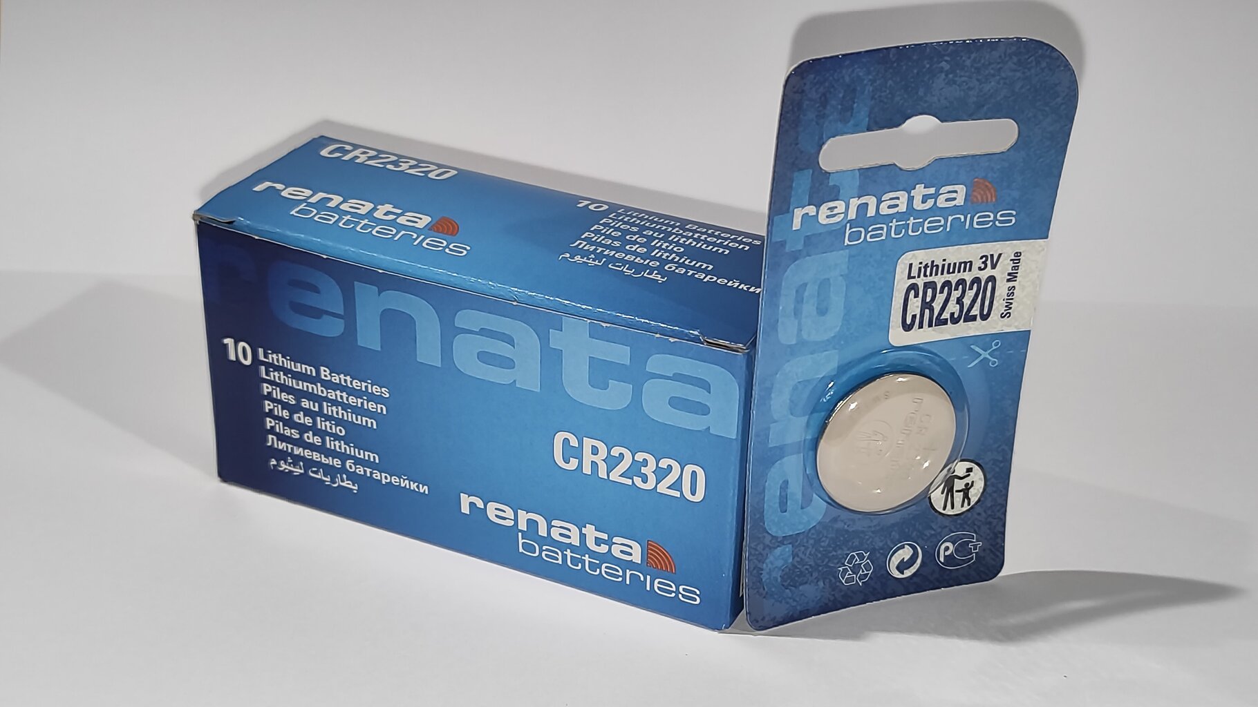 Baterijas Renata CR2320 10gab. cena un informācija | Baterijas | 220.lv